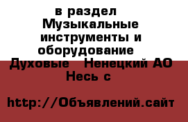  в раздел : Музыкальные инструменты и оборудование » Духовые . Ненецкий АО,Несь с.